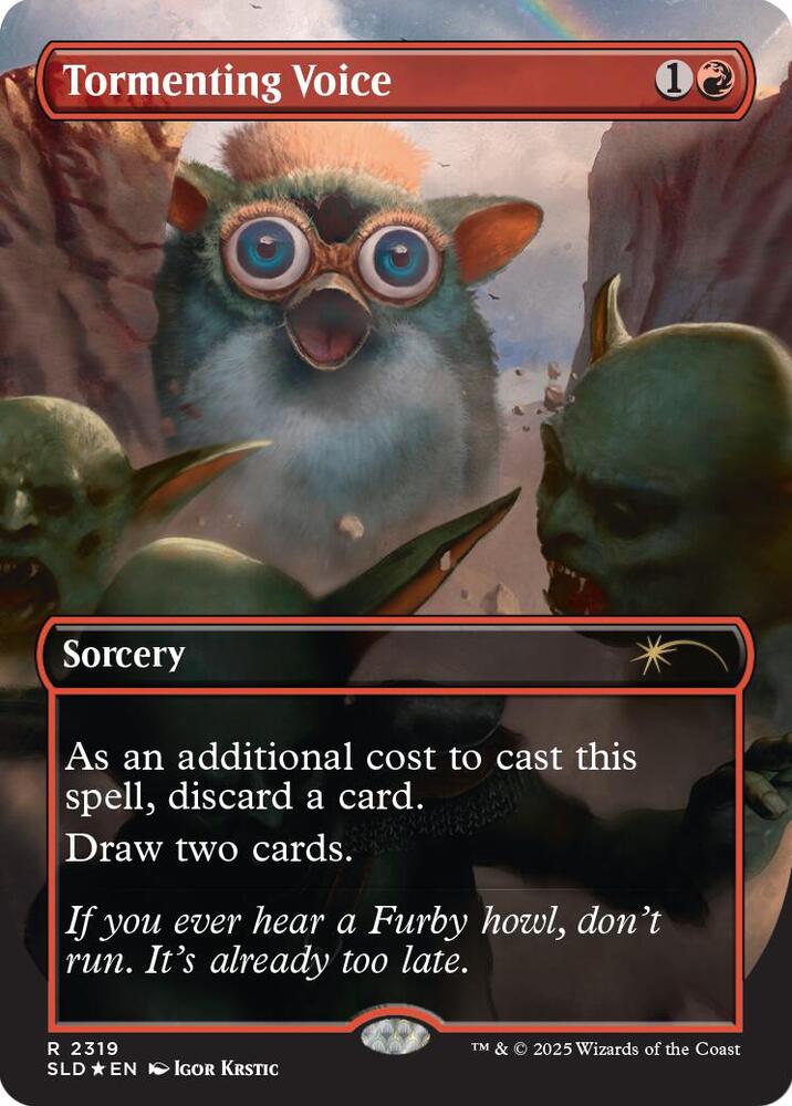 Tormenting Voice (Rainbow Foil) (2319) [Secret Lair Drop]