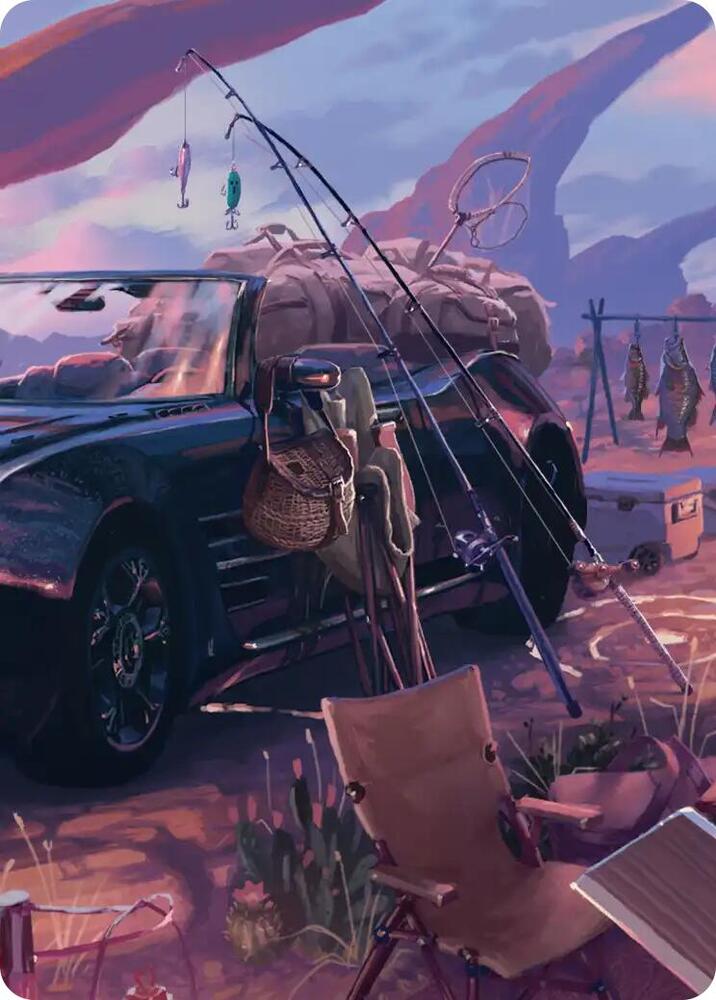 Fishing Gear Scene Art Card (20) [Final Fantasy Art Series]