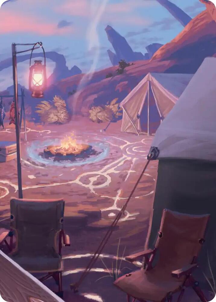 Chocobo Camp Scene Art Card (21) [Final Fantasy Art Series]