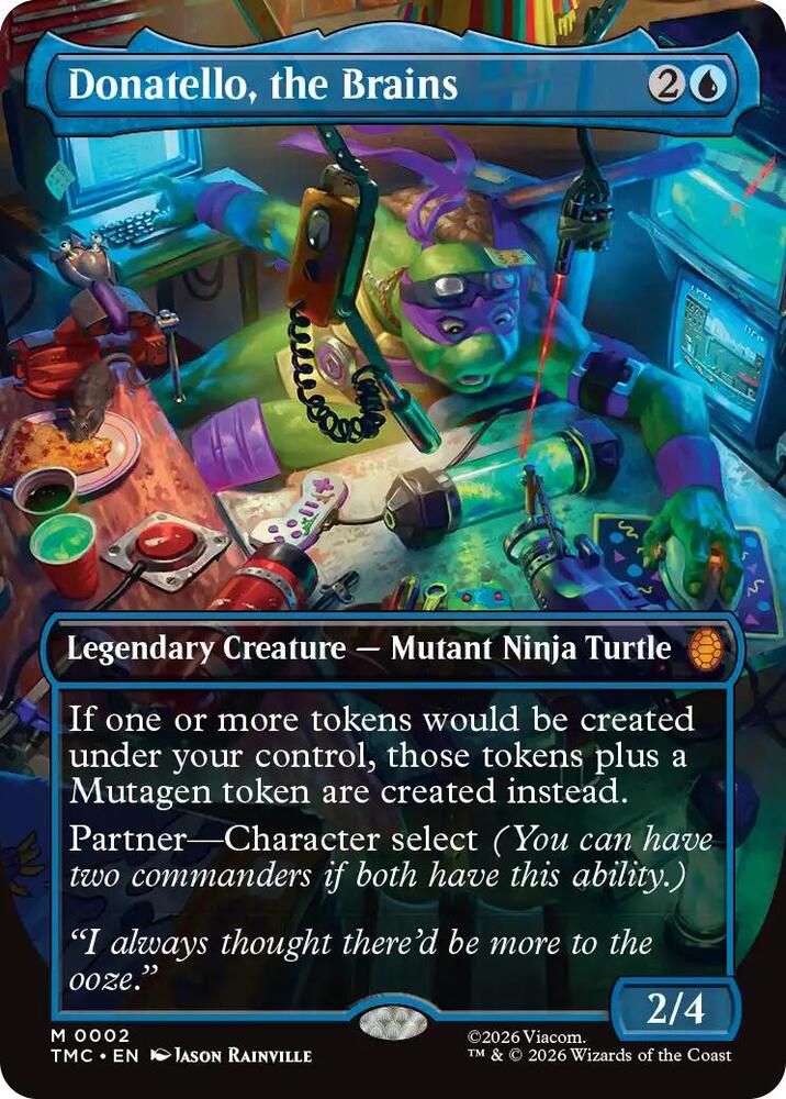 Donatello, the Brains (0002) (Borderless) [Teenage Mutant Ninja Turtles Commander]