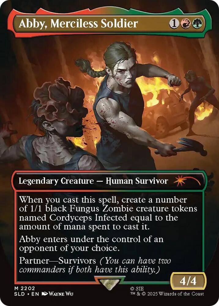Abby, Merciless Soldier (2202) [Secret Lair Drop]