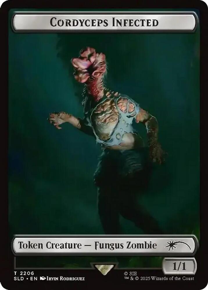 Cordyceps Infected Token (2206) [Secret Lair Drop]