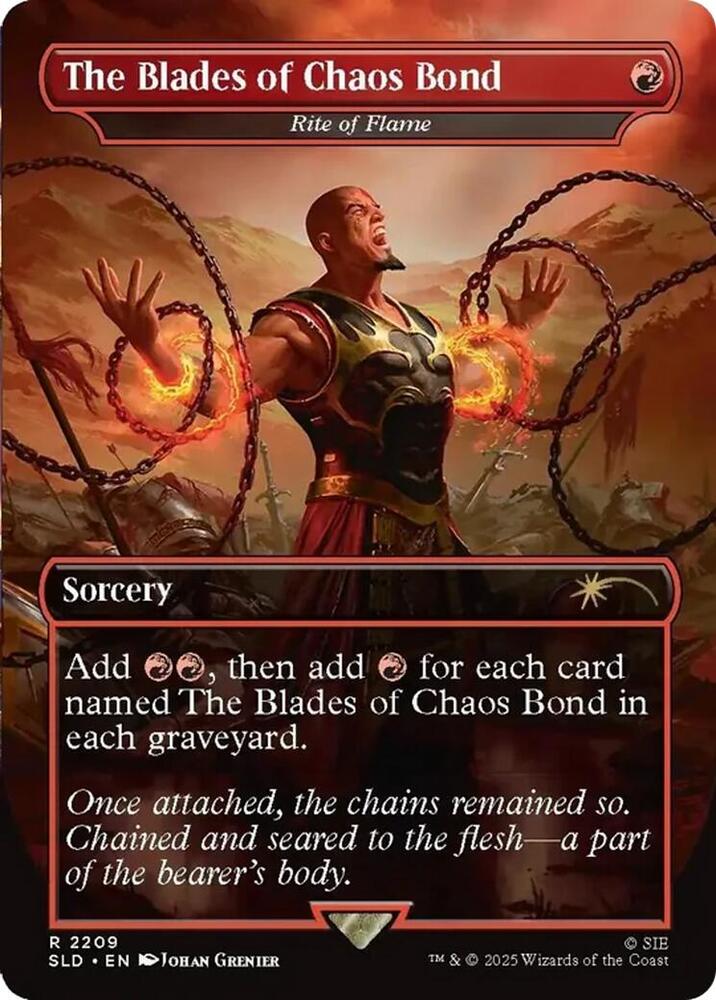 The Blades of Chaos Bond - Rite of Flame (2209) [Secret Lair Drop]