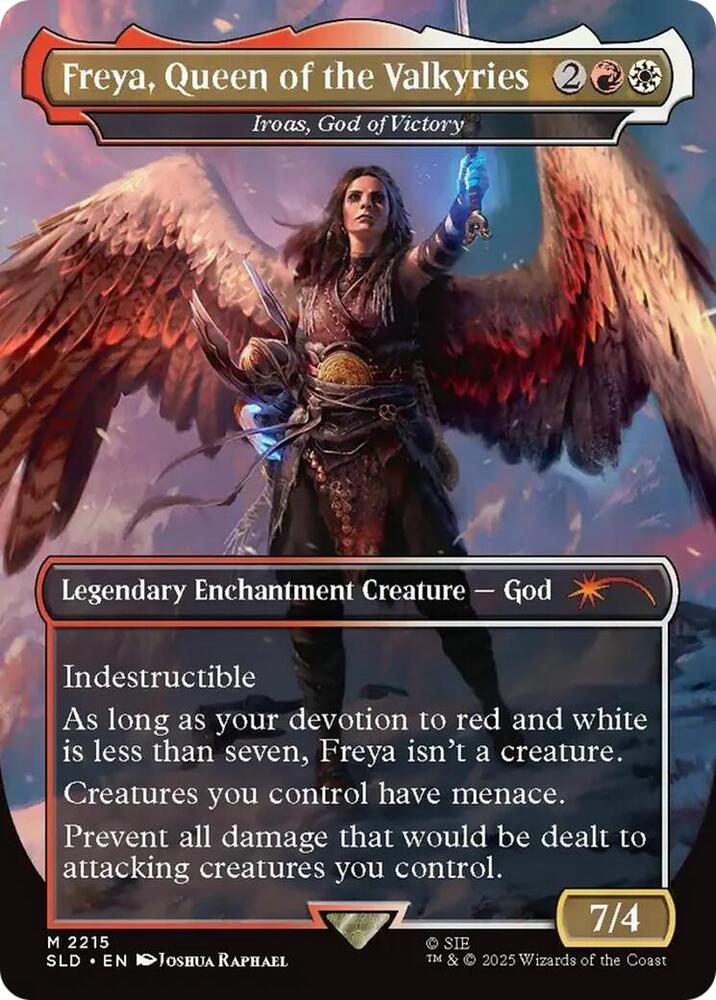 Freya, Queen of the Valkyries - Iroas, God of Victory (2215) [Secret Lair Drop]