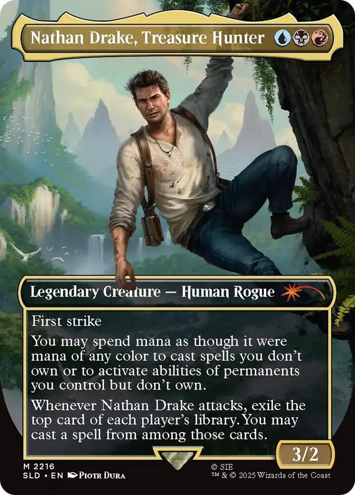 Nathan Drake, Treasure Hunter (2216) [Secret Lair Drop]