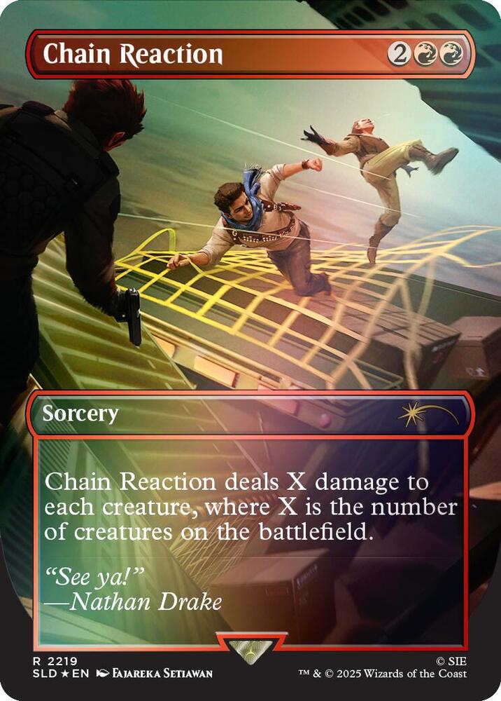 Chain Reaction (Rainbow Foil) (2219) [Secret Lair Drop]