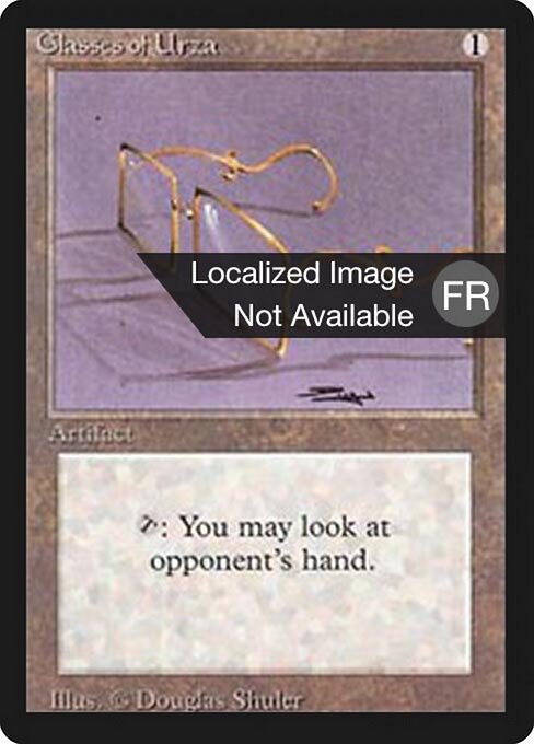 Glasses of Urza (249) [Foreign Black Border]