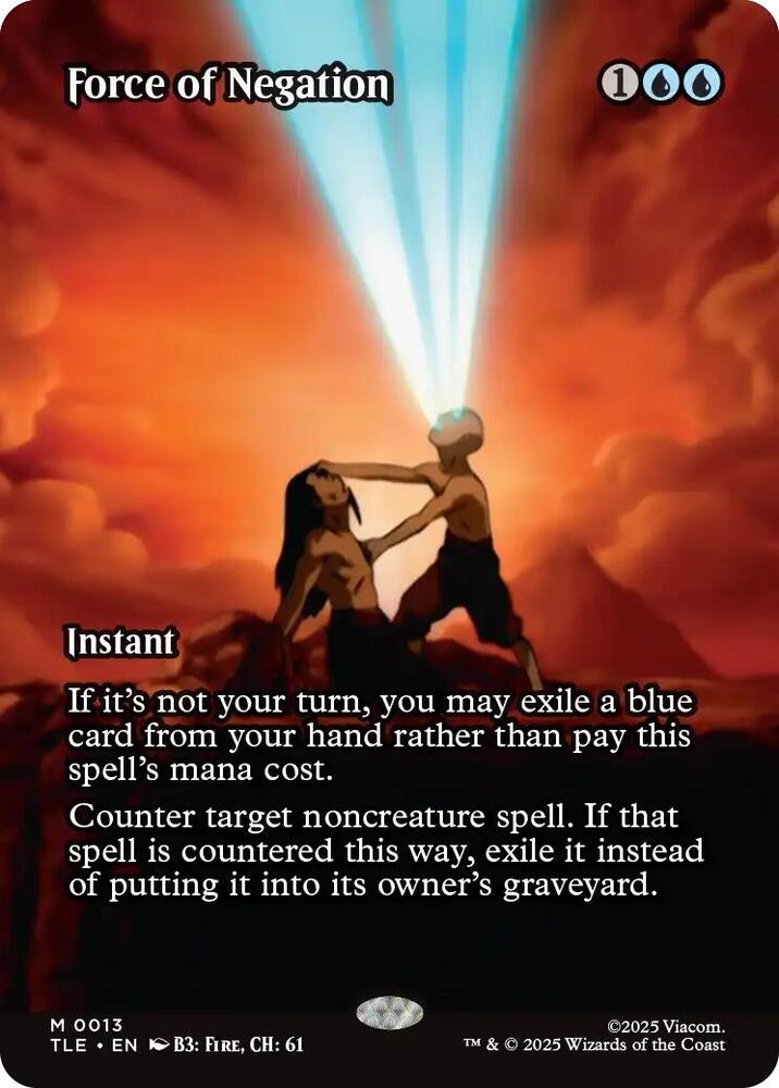 Force of Negation (Borderless) (13) [Avatar: The Last Airbender: Eternal-Legal]