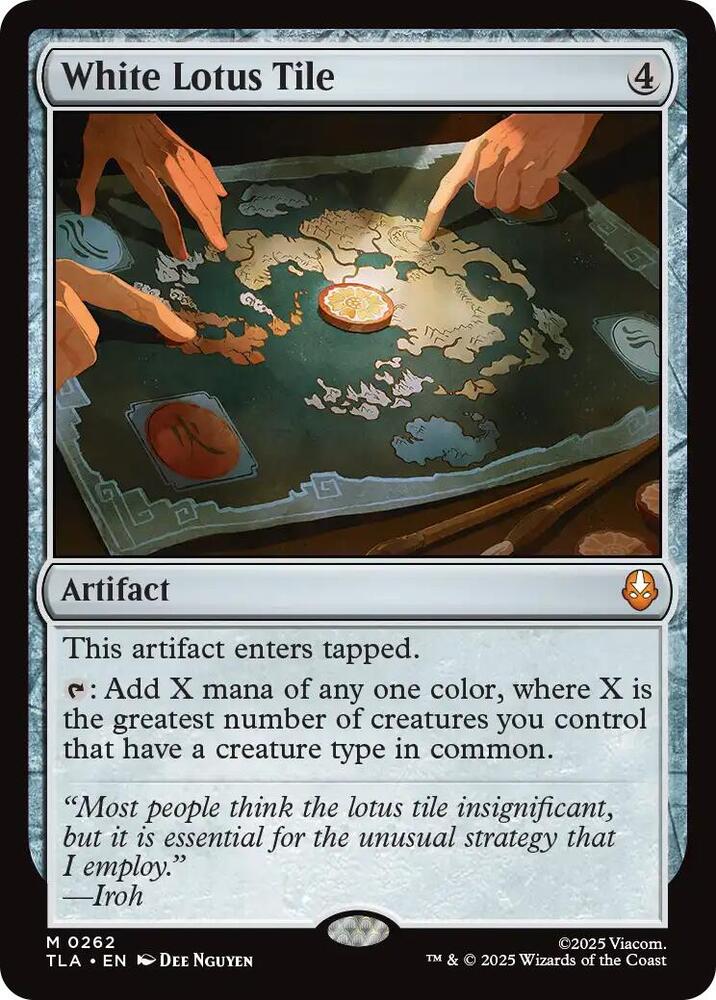 White Lotus Tile (262) [Avatar: The Last Airbender]