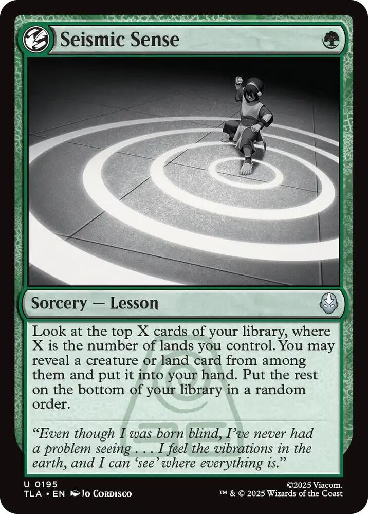 Seismic Sense (195) [Avatar: The Last Airbender]