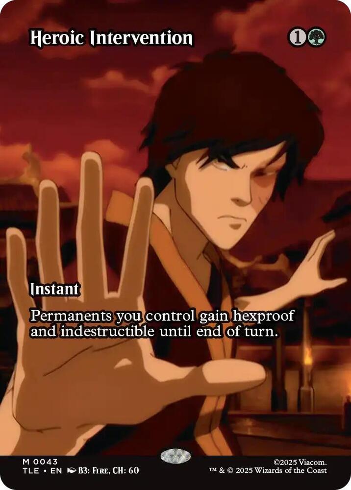 Heroic Intervention (Borderless) (43) [Avatar: The Last Airbender: Eternal-Legal]