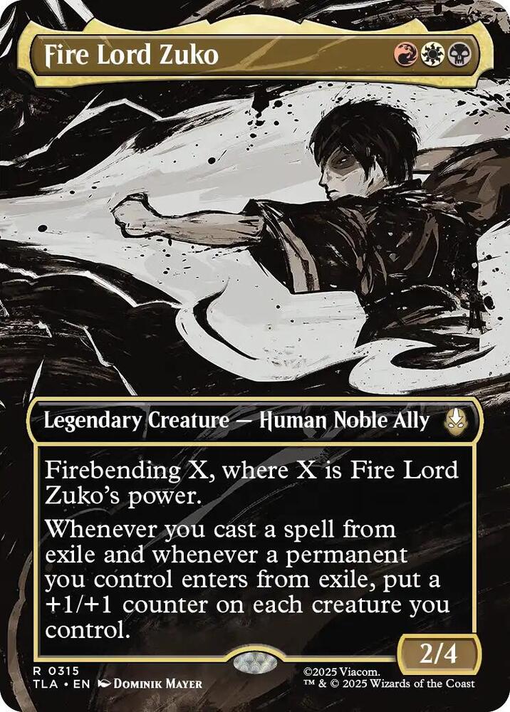 Fire Lord Zuko (Borderless) (315) [Avatar: The Last Airbender]