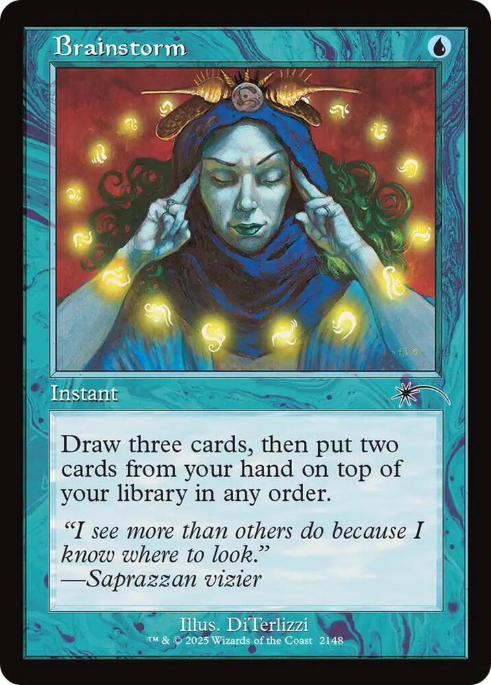 Brainstorm (2148) (Retro Frame) [Secret Lair Drop]