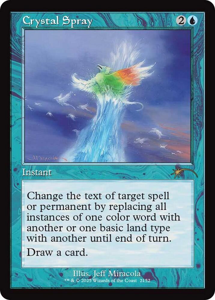 Crystal Spray (Retro Frame) (2152) [Secret Lair Drop]