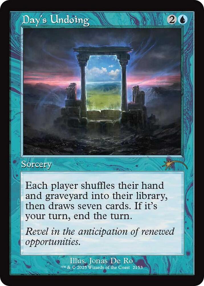 Day's Undoing (Retro Frame) (2153) [Secret Lair Drop]