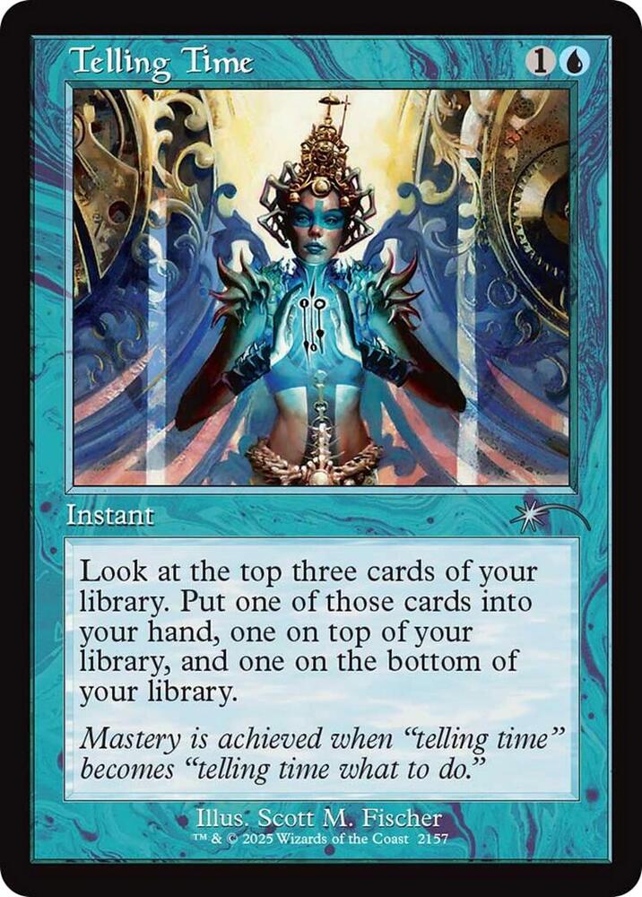 Telling Time (Retro Frame) (2157) [Secret Lair Drop]