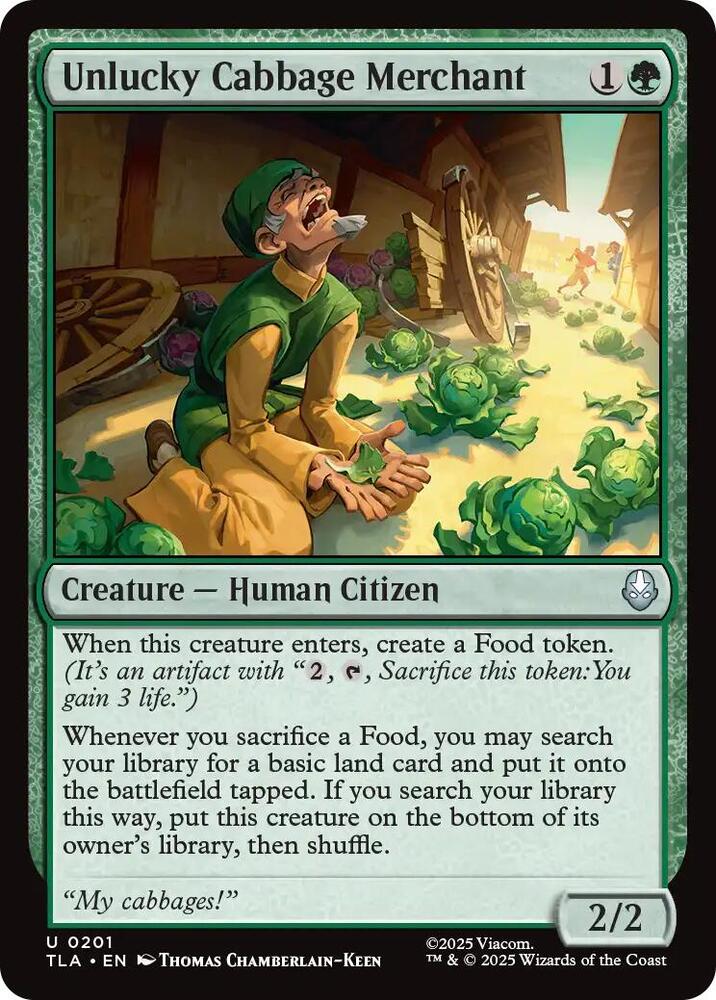 Unlucky Cabbage Merchant (201) [Avatar: The Last Airbender]
