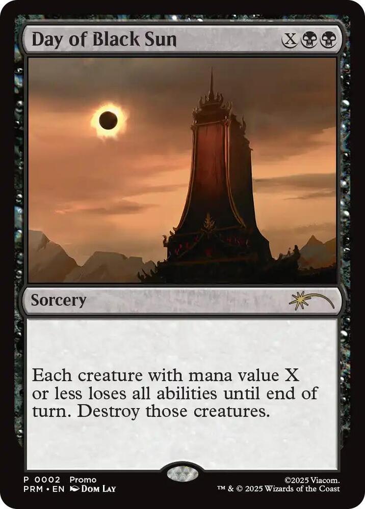 Day of Black Sun (2) [Unique and Miscellaneous Promos]