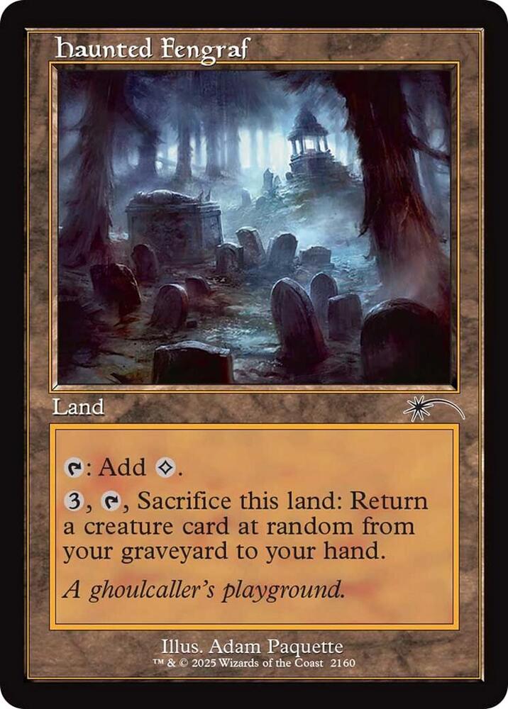 Haunted Fengraf (Retro Frame) (2160) [Secret Lair Drop]