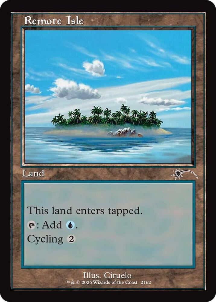 Remote Isle (Retro Frame) (2162) [Secret Lair Drop]