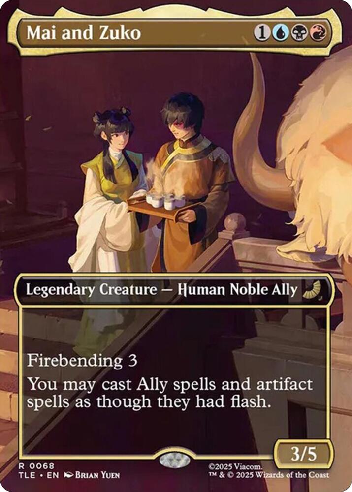 Mai and Zuko (Borderless) (68) [Avatar: The Last Airbender: Eternal-Legal]