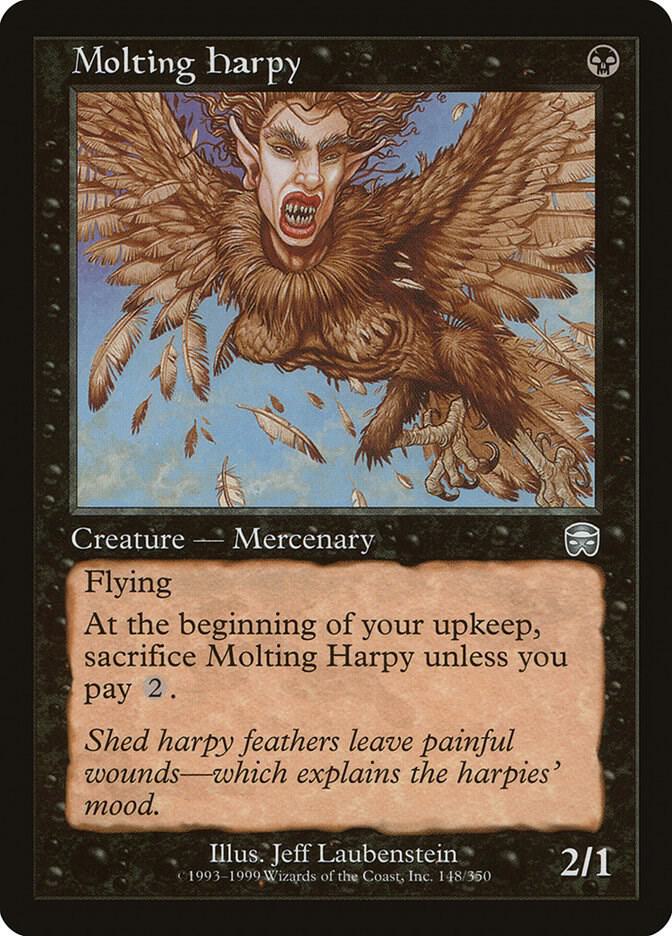 Molting Harpy (148) [Mercadian Masques]