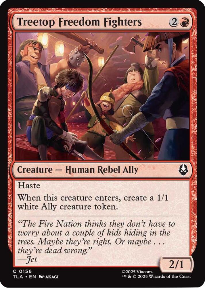 Treetop Freedom Fighters (156) [Avatar: The Last Airbender]