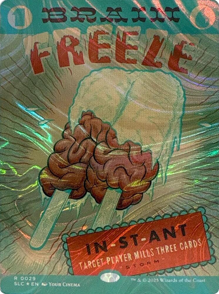 Brain Freeze (Halo Foil) (29) [Secret Lair Countdown Kit]