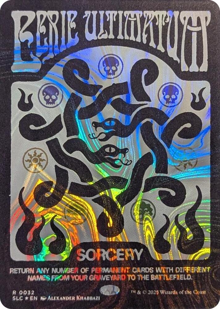 Eerie Ultimatum (Halo Foil) (32) [Secret Lair Countdown Kit]