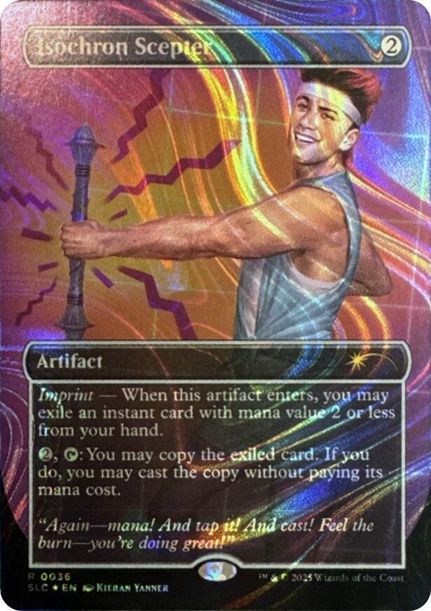Isochron Scepter (Halo Foil) (36) [Secret Lair Countdown Kit]