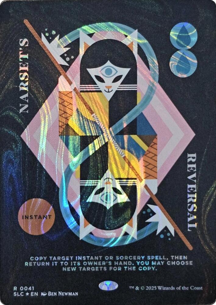 Narset's Reversal (Halo Foil) (41) [Secret Lair Countdown Kit]
