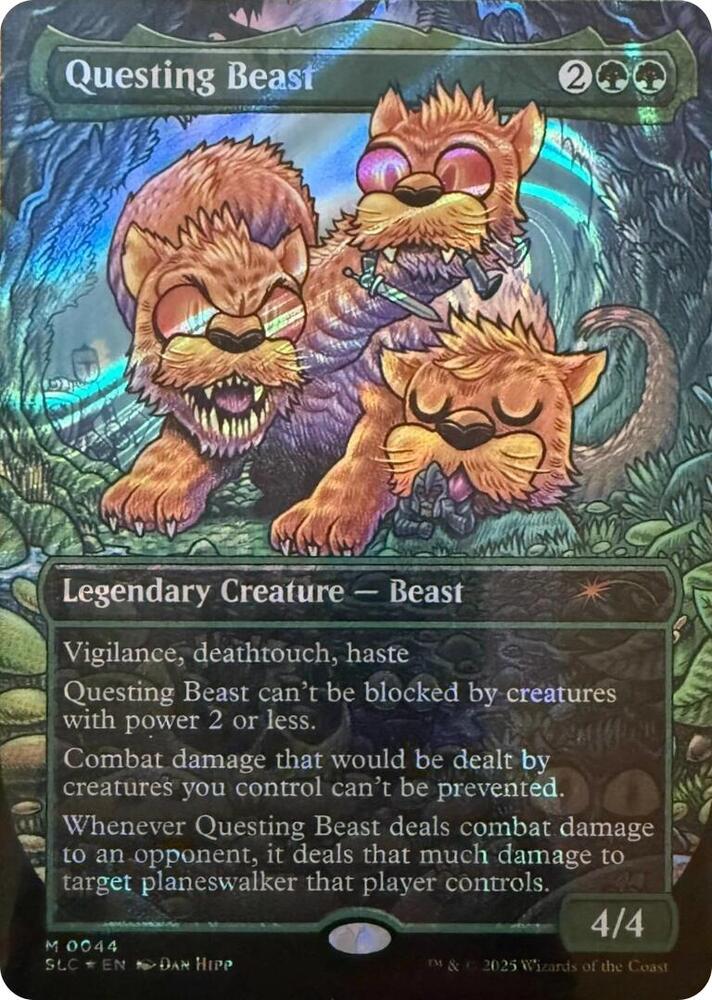 Questing Beast (Halo Foil) (44) [Secret Lair Countdown Kit]