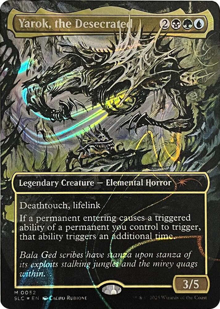 Yarok, the Desecrated (Halo Foil) (52) [Secret Lair Countdown Kit]