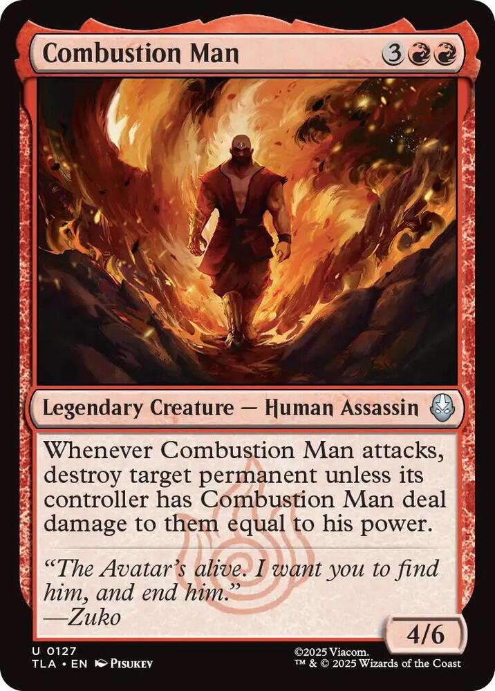 Combustion Man (127) [Avatar: The Last Airbender]