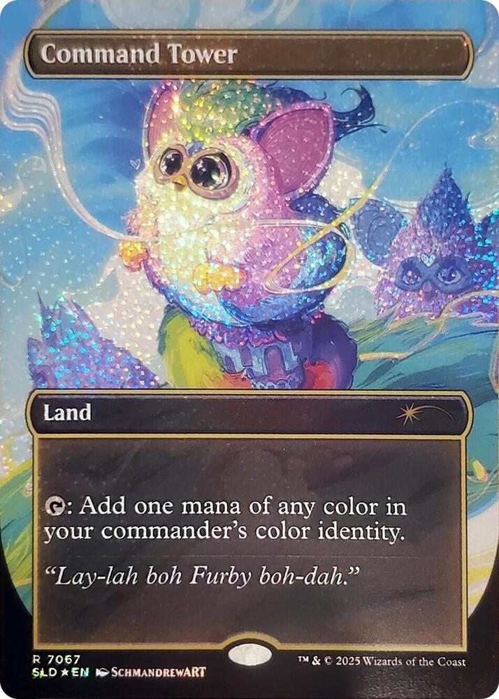 Command Tower (7067) (Confetti Foil) [Secret Lair Drop]