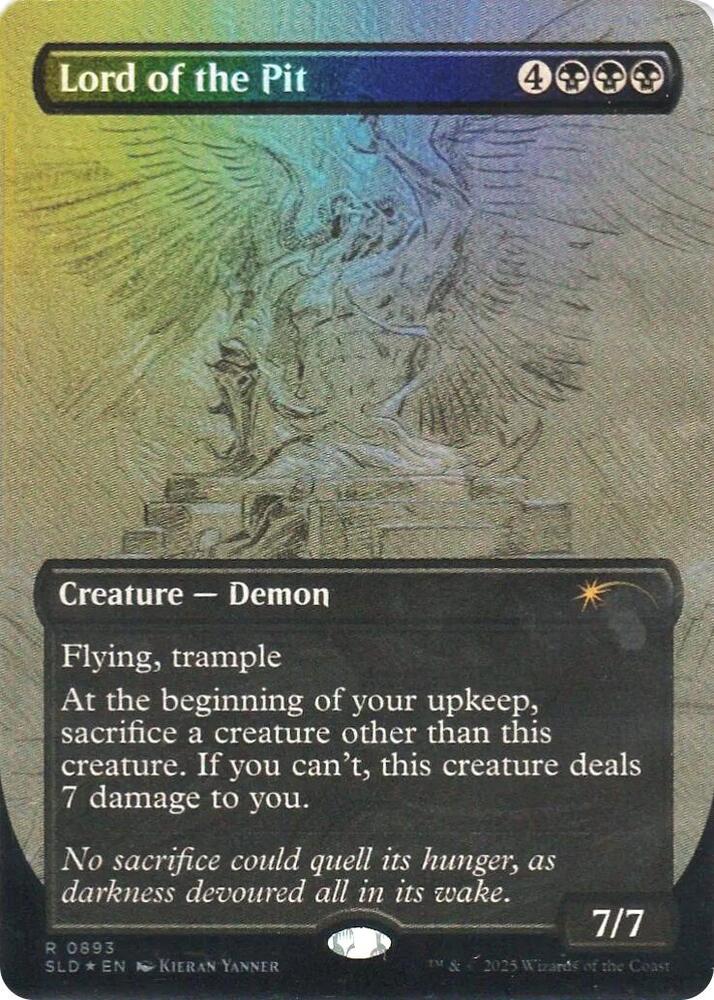 Lord of the Pit (Sketch Showcase) (Rainbow Foil) (893) [Secret Lair Drop]