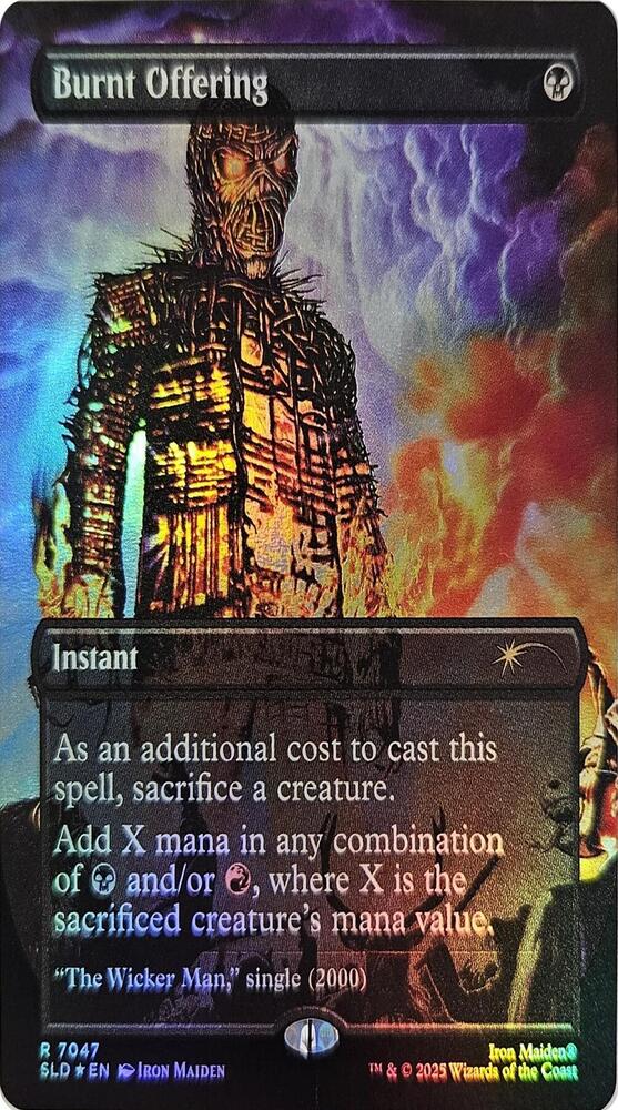Burnt Offering (Rainbow Foil) (7047) [Secret Lair Drop]