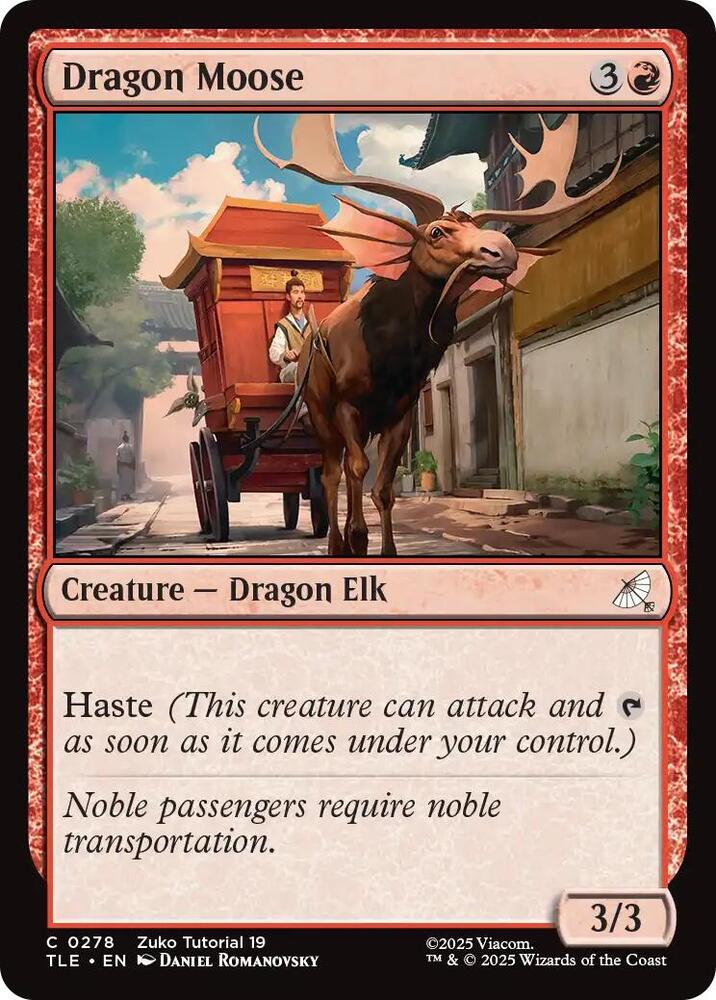 Dragon Moose (0278) [Avatar: The Last Airbender: Eternal-Legal]