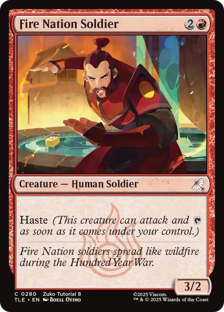 Fire Nation Soldier (0280) [Avatar: The Last Airbender: Eternal-Legal]
