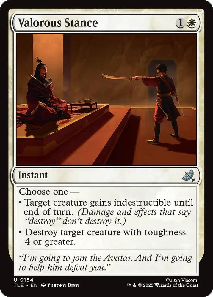 Valorous Stance (154) [Avatar: The Last Airbender: Eternal-Legal]