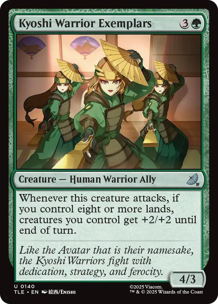 Kyoshi Warrior Exemplars (140) [Avatar: The Last Airbender: Eternal-Legal]