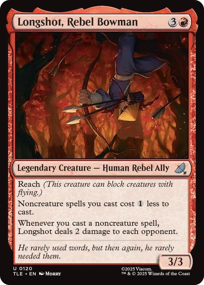 Longshot, Rebel Bowman (120) [Avatar: The Last Airbender: Eternal-Legal]