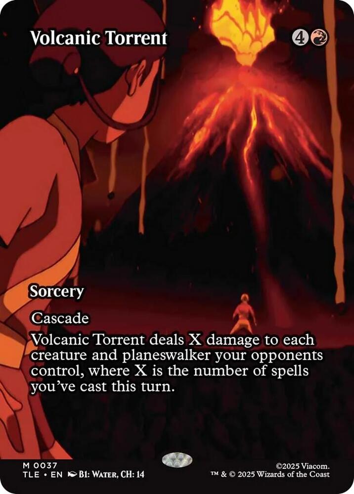 Volcanic Torrent (Borderless) (37) [Avatar: The Last Airbender: Eternal-Legal]