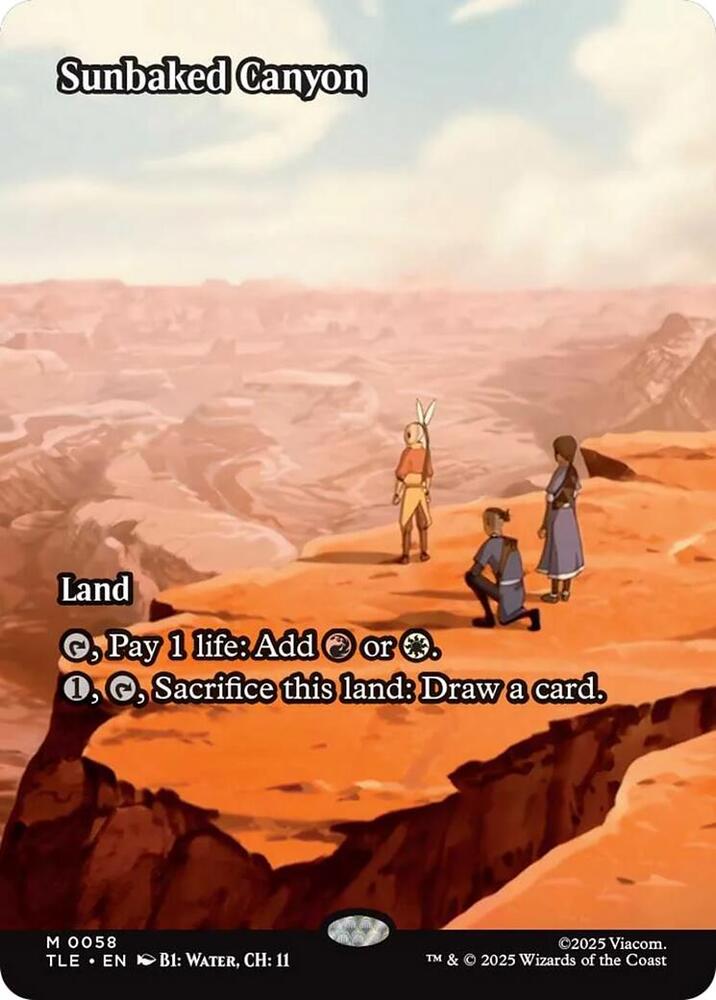 Sunbaked Canyon (Borderless) (58) [Avatar: The Last Airbender: Eternal-Legal]