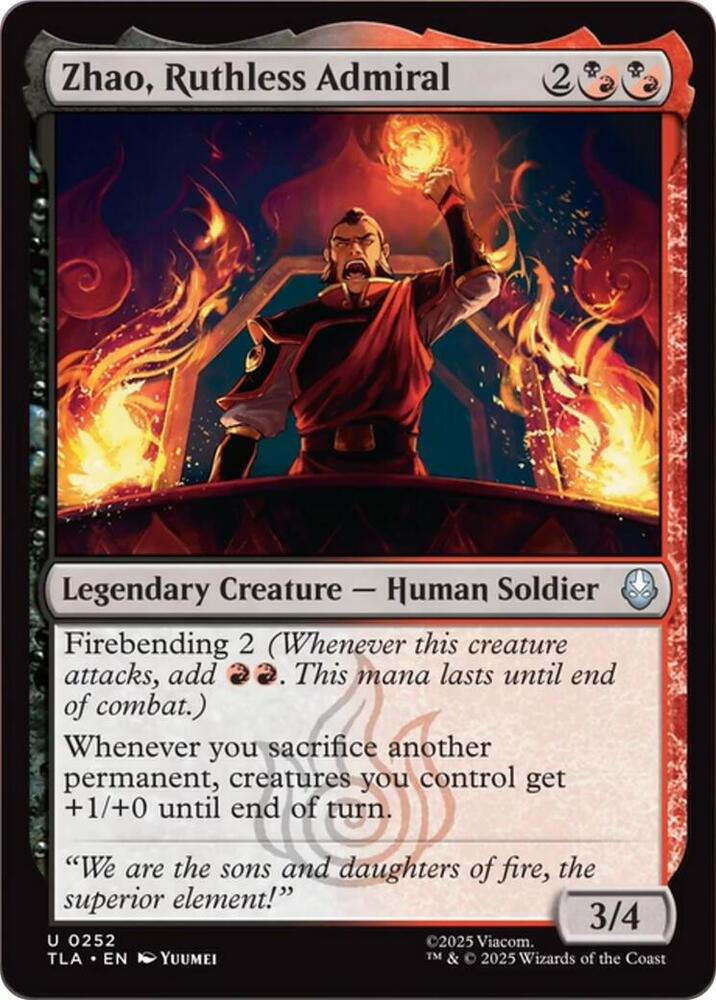 Zhao, Ruthless Admiral (252) [Avatar: The Last Airbender]