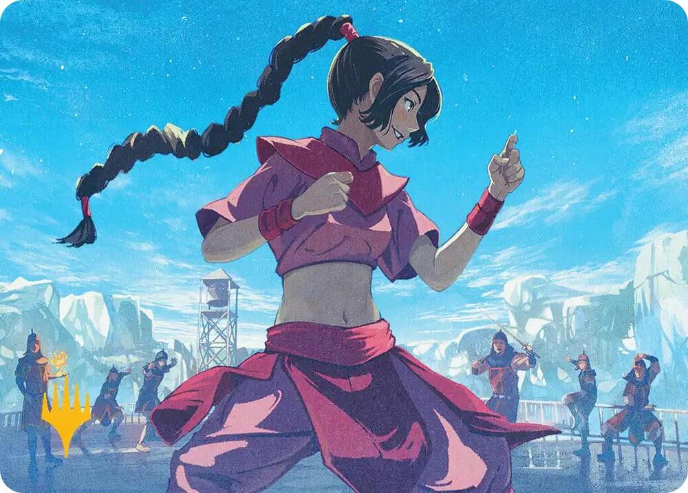 Ty Lee, Chi Blocker Art Card (Gold-Stamped Planeswalker Symbol) (5) [Avatar: The Last Airbender Art Series]