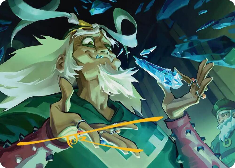 Bumi, King of Three Trials Art Card (Gold-Stamped Signature) (14) [Avatar: The Last Airbender Art Series]