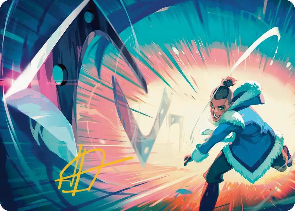 Trusty Boomerang Art Card (Gold-Stamped Signature) (25) [Avatar: The Last Airbender Art Series]