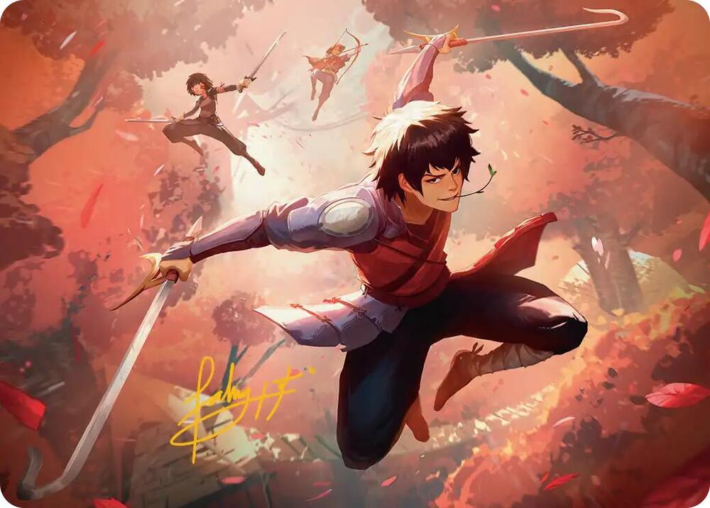 Jet, Freedom Fighter Art Card (Gold-Stamped Signature) (22) [Avatar: The Last Airbender Art Series]