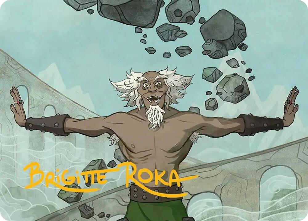 Bumi, Unleashed Art Card (Gold-Stamped Signature) (46) [Avatar: The Last Airbender Art Series]